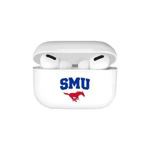 Officially Licensed Southern Methodist University Airpods Case, Compatible with Apple AirPods 3rd Gen (TPU), Wireless Charging, Earbuds Case, Classic, White Officially Licensed Southern Methodist University Airpods Case, Compatible with Apple AirPods 3rd Gen (TPU), Wireless Charging, Earbuds Case, Classic, White