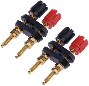 2pcs Extended Speaker Banana Plug Binding Post Terminal Connector Banana Socket 2pcs Extended Speaker Banana Plug Binding Post Terminal Connector Banana Socket