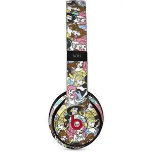 Decal Audio Skin Compatible with Beats Solo 3 Wireless - Officially Licensed Disney Princess Disney Princesses Pattern Design Decal Audio Skin Compatible with Beats Solo 3 Wireless - Officially Licensed Disney Princess Disney Princesses Pattern Design