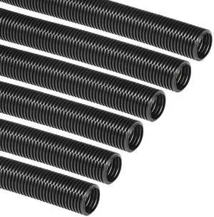 Black 43in Cable Sleeve 6-Pack, Flexible Wire Protector Tubing, Split Electrical Conduit, Plastic PC Cable Management Tube, Cord Sheath, TV Loom Tubing - 6X 1.25in Diameter, 43-inch Lengths Black 43in Cable Sleeve 6-Pack, Flexible Wire Protector Tubing, Split Electrical Conduit, Plastic PC Cable Management Tube, Cord Sheath, TV Loom Tubing - 6X 1.25in Diameter, 43-inch Lengths