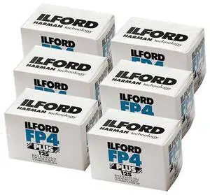 Six Pack of FP4 Plus 35mm Black & White Negative Film 36 Exp Six Pack of FP4 Plus 35mm Black & White Negative Film 36 Exp
