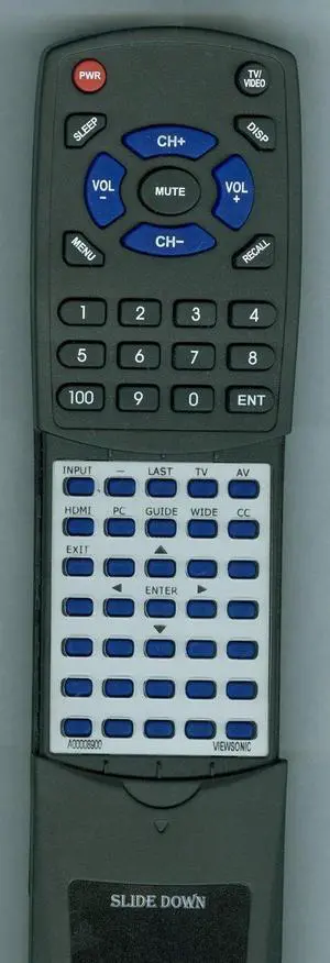 Replacement Remote Control for VIEWSONIC A-00008900, A00008900, RTA00008900, CV90283T, VT4210, VT3210LED, VT3210, VT4210LED Replacement Remote Control for VIEWSONIC A-00008900, A00008900, RTA00008900, CV90283T, VT4210, VT3210LED, VT3210, VT4210LED
