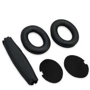 for Bose Ear Pads Replacement QC15,QC25, Ae2 Acoustic Noise Cancelling Headphone (for Bose Quietcomfort 15, Headphone Beam + Full Black Ear Pads) for Bose Ear Pads Replacement QC15,QC25, Ae2 Acoustic Noise Cancelling Headphone (for Bose Quietcomfort 15, Headphone Beam + Full Black Ear Pads)