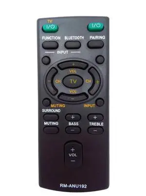 RM-ANU192 Replacement Remote Control for Sony Soundbar in Living Rooms or Rooms, Size Approximately About 5 x 2 x 1 in, Replace Remote Compatible Models HTCT60 HT-CT60 HTCT60BT HT-CT60BT SACT60 RM-ANU192 Replacement Remote Control for Sony Soundbar in Living Rooms or Rooms, Size Approximately About 5 x 2 x 1 in, Replace Remote Compatible Models HTCT60 HT-CT60 HTCT60BT HT-CT60BT SACT60