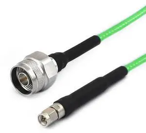 RF Coaxial Cable Assembly, N Male to SMA Male, RG-402SS Flexible, DC-18GHz (1500 mm) RF Coaxial Cable Assembly, N Male to SMA Male, RG-402SS Flexible, DC-18GHz (1500 mm)