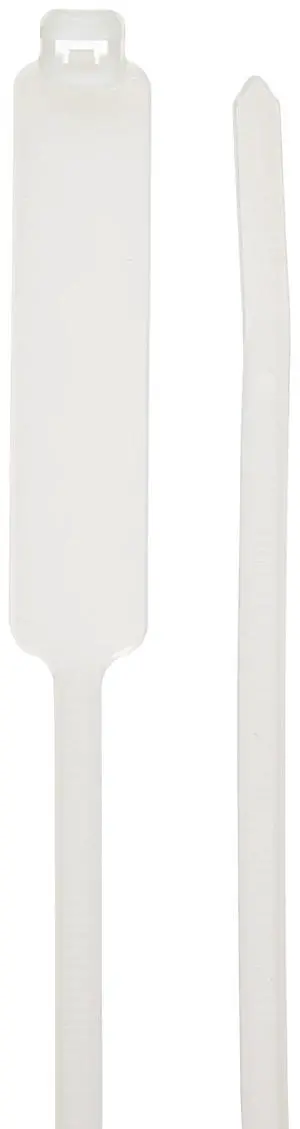 PLM4S-C Marker Cable Tie, Wrap, Standard, Nylon 6.6, 14.6-Inch Length, Natural (100-Pack) PLM4S-C Marker Cable Tie, Wrap, Standard, Nylon 6.6, 14.6-Inch Length, Natural (100-Pack)