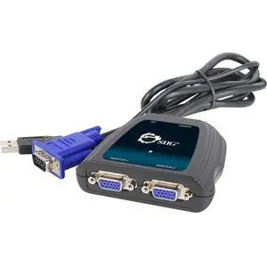 CE-VG0A11-S11PORT Compact VGA Splitter 2DISPLAY black CE-VG0A11-S11PORT Compact VGA Splitter 2DISPLAY black