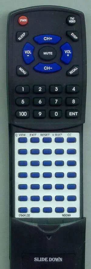 Replacement Remote Control for Insignia RCKL020, ISTV040924, ISTV040926, 07640KL020 Replacement Remote Control for Insignia RCKL020, ISTV040924, ISTV040926, 07640KL020