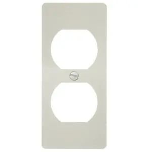 5507D Non-Metallic Duplex Faceplate 5500 Ivory 5507D Non-Metallic Duplex Faceplate 5500 Ivory