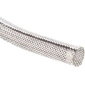 3/4" Chrome XC Metallic Expandable Braided Sleeving Flexible Wire Mesh Cable Sleeve - 200 Feet 3/4" Chrome XC Metallic Expandable Braided Sleeving Flexible Wire Mesh Cable Sleeve - 200 Feet