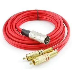 CablesOnline 6ft 5-Pin Din Male to 2-RCA Male Professional Audio Cable for Bang & Olufsen, Naim, Quad...Stereo Systems, Red (BO-206R) CablesOnline 6ft 5-Pin Din Male to 2-RCA Male Professional Audio Cable for Bang & Olufsen, Naim, Quad...Stereo Systems, Red (BO-206R)