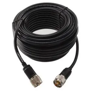 CablesOnline, 100ft RG8X Coax UHF PL259 Male to UHF PL259 Male 50-Ohm Antenna Pure Copper Cable, Made-in-the-USA, R-U100T CablesOnline, 100ft RG8X Coax UHF PL259 Male to UHF PL259 Male 50-Ohm Antenna Pure Copper Cable, Made-in-the-USA, R-U100T