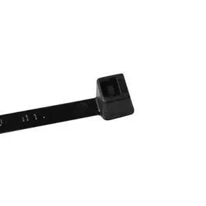 T50R0UVM4 Standard Cable Tie, 8" Long, 50lb Tensile Strength, PA66UV, Black (Pack of 1000) T50R0UVM4 Standard Cable Tie, 8" Long, 50lb Tensile Strength, PA66UV, Black (Pack of 1000)