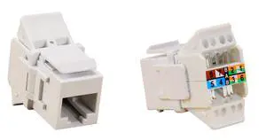 STAR6000C6T Mediamax Tool-Less Cat6 Jack with 8 Positions, 8 Conductor Modules, Tool-Less Idc'S with 8 Color-Coded Bezels, White STAR6000C6T Mediamax Tool-Less Cat6 Jack with 8 Positions, 8 Conductor Modules, Tool-Less Idc'S with 8 Color-Coded Bezels, White