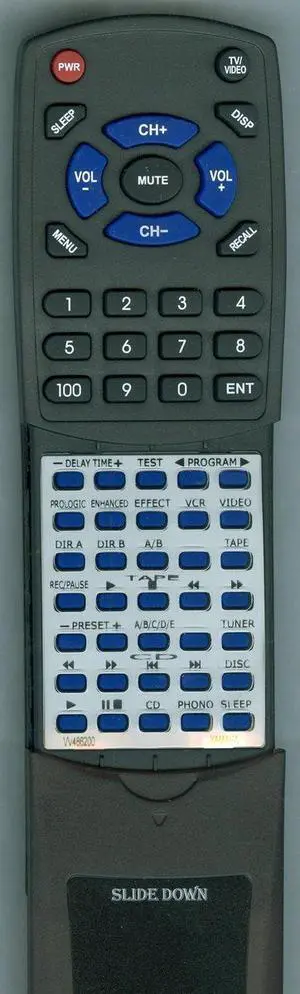 Replacement Remote Control for Yamaha RXV392, VV486200, RV502, RAV2 Replacement Remote Control for Yamaha RXV392, VV486200, RV502, RAV2