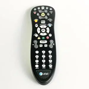 Replacement for At&t S10-S2 Remote Control Compatible with U-Verse Uverse Receivers, Black Replacement for At&t S10-S2 Remote Control Compatible with U-Verse Uverse Receivers, Black