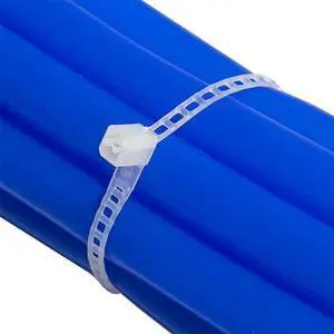 40 Pound Nylon Ladder Cable Zip Ties, 11.5 (in) L, White: 1000/PK 40 Pound Nylon Ladder Cable Zip Ties, 11.5 (in) L, White: 1000/PK