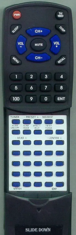 Replacement Remote Control for Sony STRDE425, STRV220, HTD600, RMU302, STRDE325 Replacement Remote Control for Sony STRDE425, STRV220, HTD600, RMU302, STRDE325