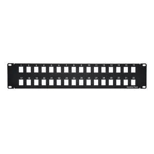 Blank Panel for Keystone Jack, 2U, 32 Port, 5 Pack Blank Panel for Keystone Jack, 2U, 32 Port, 5 Pack