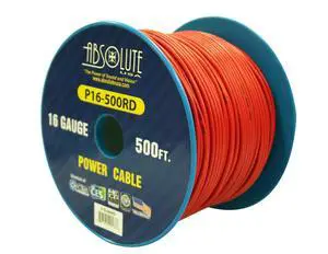 P16-500RD 16 Gauge 500-Feet Spool Primary Power Wire Cable (Red) P16-500RD 16 Gauge 500-Feet Spool Primary Power Wire Cable (Red)