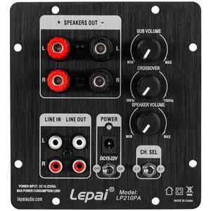 LP210PA 2x30W + 60W 2.1 Channel Mini Plate Amplifier TPA3118 LP210PA 2x30W + 60W 2.1 Channel Mini Plate Amplifier TPA3118