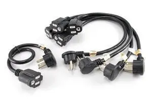 CablesOnline 12in Flat Plug Power Extension Cord/Cable, NEMA 5-15P to 5-15R (5 Pack) (PC-S0412-5) CablesOnline 12in Flat Plug Power Extension Cord/Cable, NEMA 5-15P to 5-15R (5 Pack) (PC-S0412-5)