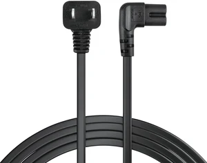 6ft UL Listed 2-Prong Power Cord Compatible with LED LCD TV Vizio Samsung LG Sharp Wall AC Power Cord 6ft UL Listed 2-Prong Power Cord Compatible with LED LCD TV Vizio Samsung LG Sharp Wall AC Power Cord