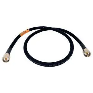 Low Loss 400 Flex Coaxial Cable Assembly- UHF Male - PL-259 - for Ham and CB - 3 feet Low Loss 400 Flex Coaxial Cable Assembly- UHF Male - PL-259 - for Ham and CB - 3 feet