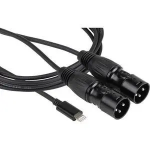 5ft Lightning to Stereo XLR Cable by 5ft Lightning to Stereo XLR Cable by