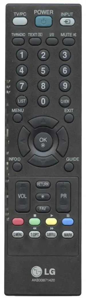 AKB33871420 TV Remote by AKB33871420 TV Remote by