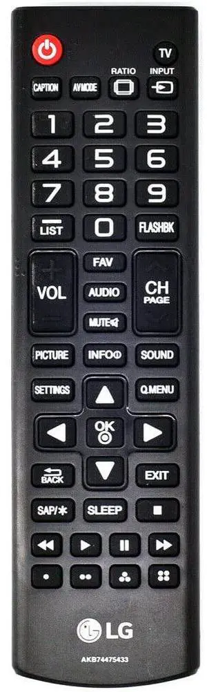 OEM Part- Remote Control Compatible with LG Smart TV Models 32LF550B-UA, 42LF5500-UA, 49LF5500-UA, 55LF5500-UA, 32LF5600-UB, 42LF5600-UB, 50LF6000-UB, 55LF6000-UB, 60LF6000-UB and 43LJ550M-UB OEM Part- Remote Control Compatible with LG Smart TV Models 32LF550B-UA, 42LF5500-UA, 49LF5500-UA, 55LF5500-UA, 32LF5600-UB, 42LF5600-UB, 50LF6000-UB, 55LF6000-UB, 60LF6000-UB and 43LJ550M-UB