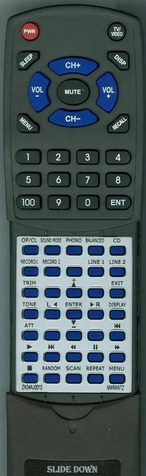 Replacement Remote Control for MARANTZ ZK04AJ0010, RC11PMS1, PM15S1, PM11S1, PM11S2, RC-11PMS1 Replacement Remote Control for MARANTZ ZK04AJ0010, RC11PMS1, PM15S1, PM11S1, PM11S2, RC-11PMS1