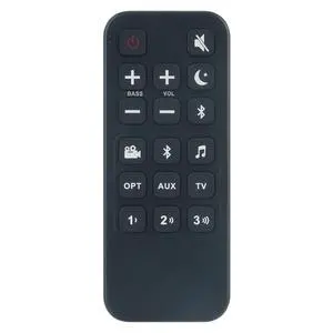 Replacement Remote Control for Polk Audio Signa S1, S2, S3, S4 Sound Bars - No Programming Required - Infrared - 2x AAA Alkaline Batteries (Not Included) Replacement Remote Control for Polk Audio Signa S1, S2, S3, S4 Sound Bars - No Programming Required - Infrared - 2x AAA Alkaline Batteries (Not Included)