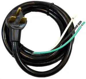 NEMA 6-30P to Roj 6 10-Gauge 3-Wire Appliance and Power Tool Cords | 8 Feet | Replacement SJTW Power Cord with Open End NEMA 6-30P to Roj 6 10-Gauge 3-Wire Appliance and Power Tool Cords | 8 Feet | Replacement SJTW Power Cord with Open End