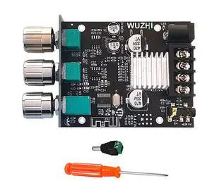 BT5.0 Amplifier Board, DC 9~24V 3A Digital Power Amp Audio Board Module Mobile App Control for Home Theatre System BT5.0 Amplifier Board, DC 9~24V 3A Digital Power Amp Audio Board Module Mobile App Control for Home Theatre System