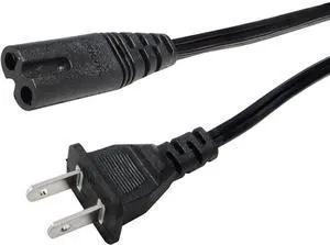 Replacement 5FT 2Prong AC Power Cord Cable for TCL 55QM6K 55-Inch, 65QM6K 65-Inch, 75QM6K 75-Inch, 85QM6K 85-Inch QM6K QLED 4K Smart QD-Mini LED TV (2025 Model) Replacement 5FT 2Prong AC Power Cord Cable for TCL 55QM6K 55-Inch, 65QM6K 65-Inch, 75QM6K 75-Inch, 85QM6K 85-Inch QM6K QLED 4K Smart QD-Mini LED TV (2025 Model)