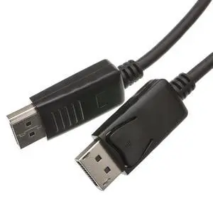 DisplayPort v1.2 Video Cable, 17.28 Gbit/s Data Rate for up to 4k@75Hz, DisplayPort Male, 10 Foot DisplayPort v1.2 Video Cable, 17.28 Gbit/s Data Rate for up to 4k@75Hz, DisplayPort Male, 10 Foot