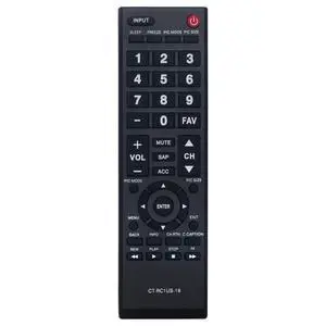 CT-RC1US-18 TV Remote Control for Toshiba TV in Living Rooms or Rooms | Replacement Remote Compatible Models 32L220U19 32L310U20 32L310U18 49L510U18 55L510U18 CT-RC1US-18 TV Remote Control for Toshiba TV in Living Rooms or Rooms | Replacement Remote Compatible Models 32L220U19 32L310U20 32L310U18 49L510U18 55L510U18