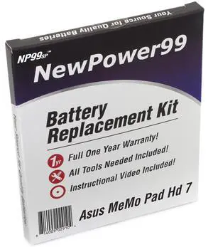 Battery Kit for Asus MeMo Pad HD 7 with Video, Tools and Battery from NewPower99 Battery Kit for Asus MeMo Pad HD 7 with Video, Tools and Battery from NewPower99