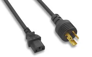 Heavy Duty Locking Power Cord L5-15/C13 14AWG 15A 125V 15FT Heavy Duty Locking Power Cord L5-15/C13 14AWG 15A 125V 15FT