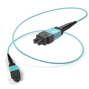 3 Meter OM3 12-Fiber MTP Female to MTP Female Trunk Cable, 100Gig, OFNP Plenum Rated, Type B Polarity, Corning Glass, High-Density Backbone Fiber for Data Center, SAN, Telecom, Rack Systems 3 Meter OM3 12-Fiber MTP Female to MTP Female Trunk Cable, 100Gig, OFNP Plenum Rated, Type B Polarity, Corning Glass, High-Density Backbone Fiber for Data Center, SAN, Telecom, Rack Systems