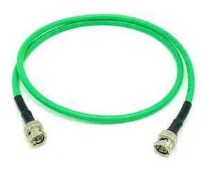 3ft 3G/6G HD SDI BNC Cable Belden 1505A RG59 - Green 3ft 3G/6G HD SDI BNC Cable Belden 1505A RG59 - Green