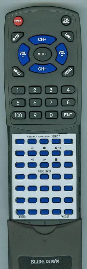 Replacement Remote for Encore 9408MO Replacement Remote for Encore 9408MO