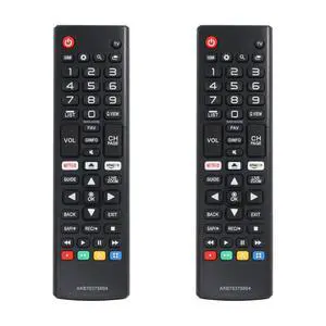 2-Pack AKB75375604 Remote Control Replacement | Compatible with LG 75UJ6470 TV 2-Pack AKB75375604 Remote Control Replacement | Compatible with LG 75UJ6470 TV