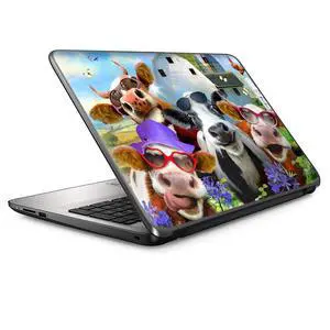 Udderly Cool - 13 inches Custom Fit Made to Order Laptop Notebook Skin Vinyl Sticker Cover Decal Fits HP Lenovo Apple Mac Dell Compaq Acer Udderly Cool - 13 inches Custom Fit Made to Order Laptop Notebook Skin Vinyl Sticker Cover Decal Fits HP Lenovo Apple Mac Dell Compaq Acer