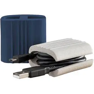 UT-Wire - Reusable Travel Carry On Cable Wrap (x10 Blue & x10 Gray) UT-Wire - Reusable Travel Carry On Cable Wrap (x10 Blue & x10 Gray)