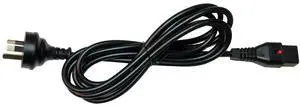 Webber Australian (AS3112) Plug to C13-Locking Power Cord. 2.5 Meter (8'2") HO5VV-F3G Webber CL60118-LOCK Webber Australian (AS3112) Plug to C13-Locking Power Cord. 2.5 Meter (8'2") HO5VV-F3G Webber CL60118-LOCK