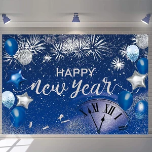 Blue Happy New Year Backdrop 2027 New Year Eve Photography Background 10x8ft 2027 Happy New Year Backdrop,Glitter Fireworks Balloon Banner Navy Blue Silver Sequin New Years Party Decor Supplies Blue Happy New Year Backdrop 2027 New Year Eve Photography Background 10x8ft 2027 Happy New Year Backdrop,Glitter Fireworks Balloon Banner Navy Blue Silver Sequin New Years Party Decor Supplies