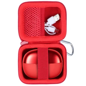 Case Compatible with SHOKZ OpenDots 2/ONE/Air Open-Ear Headphones Lightweight & Carry, Dustproof Storage, Travel Friendly, Portable for Daily Use, Red Case Compatible with SHOKZ OpenDots 2/ONE/Air Open-Ear Headphones Lightweight & Carry, Dustproof Storage, Travel Friendly, Portable for Daily Use, Red