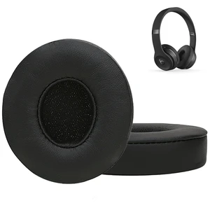 Lambskin Earpads Cushions for Beats Solo3/Solo2 A1796/B0534 Headphones with Noise-Cancellation Memory Foam (Black) Lambskin Earpads Cushions for Beats Solo3/Solo2 A1796/B0534 Headphones with Noise-Cancellation Memory Foam (Black)